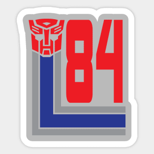 Transformers Autobot 84 Sticker